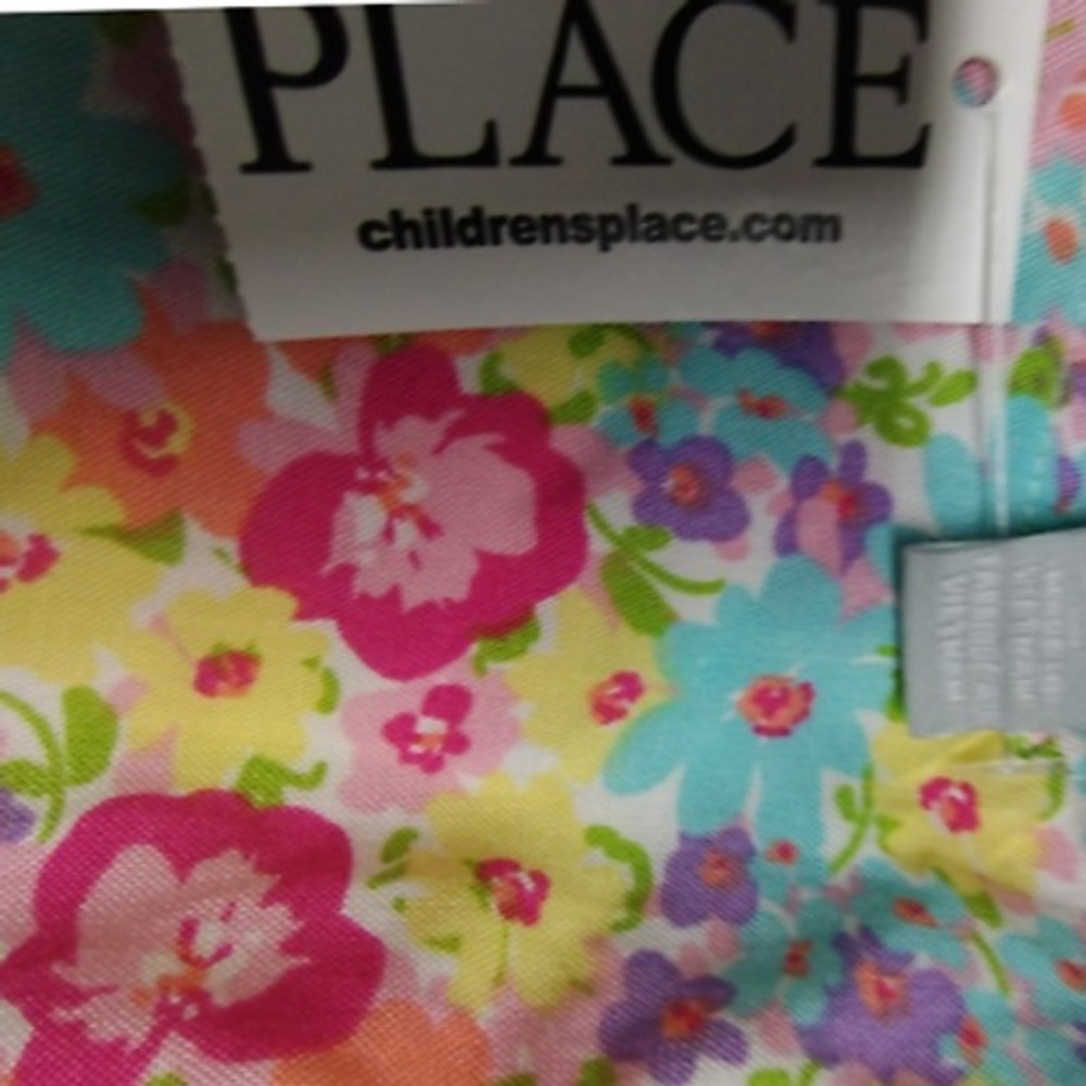 The Children's Place Floral Dress Summer Casual Outfit Toddler Girl 6-9M - Picture 5 of 10